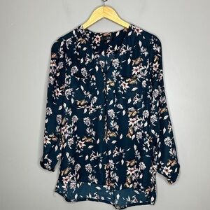 Cotton on floral long sleeve top